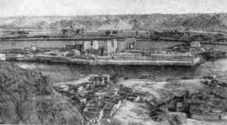 Эллинистический период. Остров Филе. Общий вид