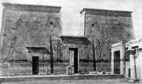 Эллинистический период. Остров Филе. Пилон храма Исиды