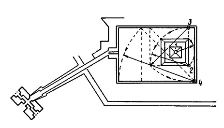 План храма солнца в Абусире 