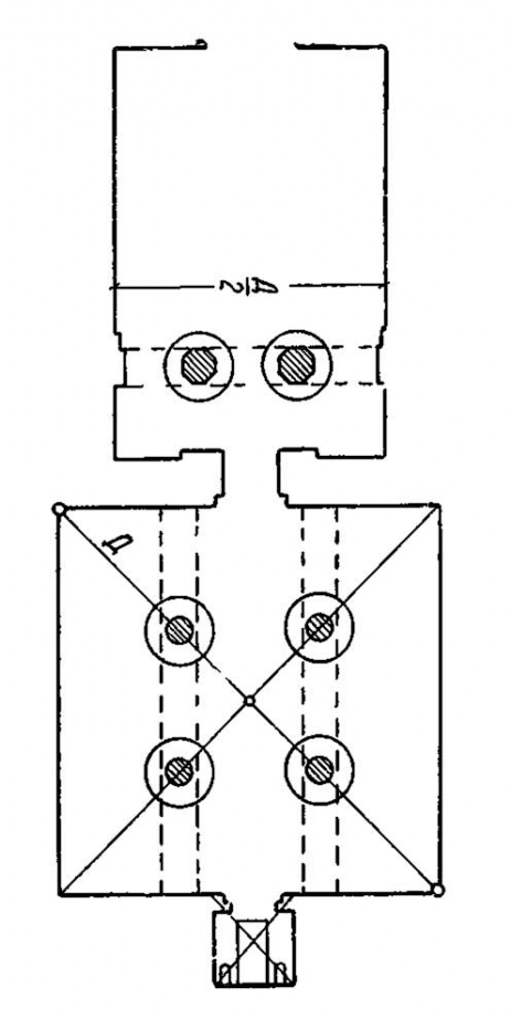 Гробницы Бени-Хасана построены явно на квадрате