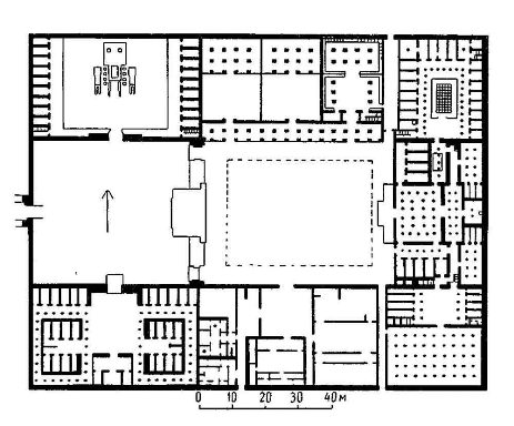 Дворцы Эхнатона. Тель-эль-Амарна. Северный дворец
