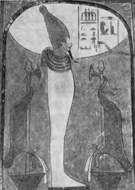 Гробница Сети I. В Курне, роспись стен в гробнице близ Фив