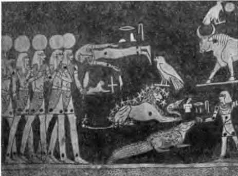 Гробница Сети I в Курне, роспись стен в гробнице Сети I близ Фив