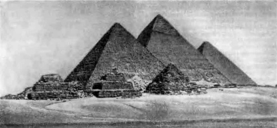 Пирамиды в Гизе. Комплекс пирамид Хеопса, Хефрена и Микерина