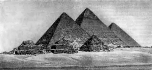 Пирамиды в Гизе. Комплекс пирамид Хеопса, Хефрена и Микерина