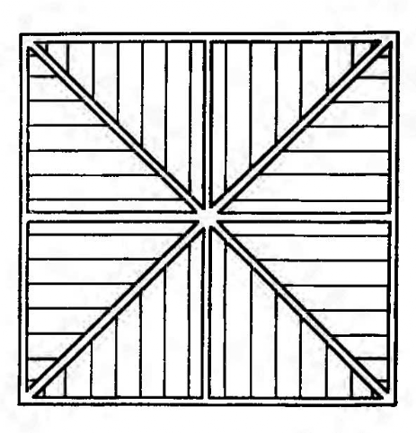 Пирамиды в Гизе. Пирамида Хеопса. Схема кладки