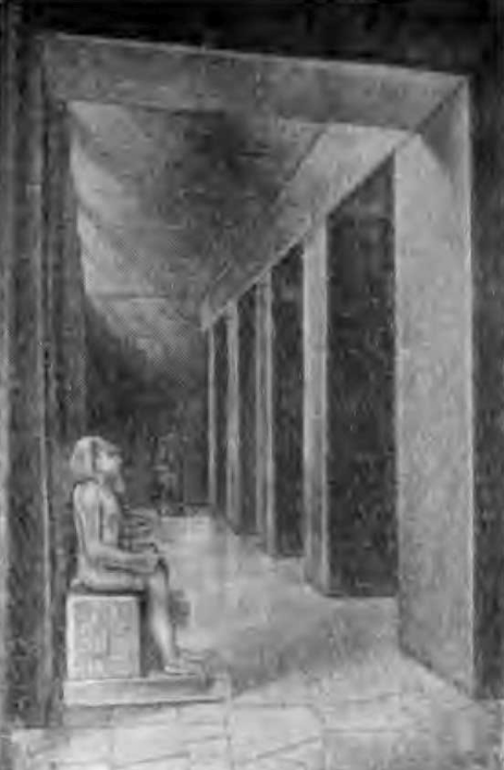 Пирамиды в Гизе. Реконструкция верхнего заупокойного храма пирамиды Хефрена