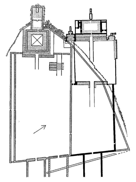 Дейр-эль-Бахри. Комплекс заупокойных храмов. Генеральный план