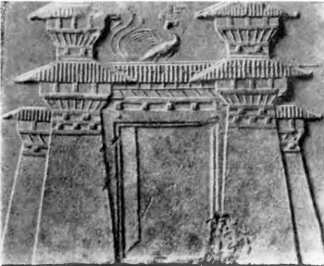 Чанъань Рельеф с изображением городских ворот, II в. до н. э.