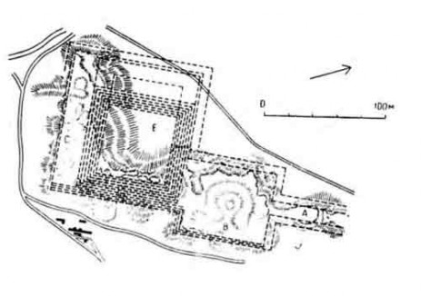 Моче. Пирамида Солнца, около 100—900 гг. план
