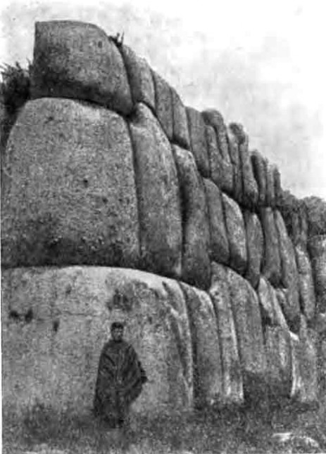 Саксахуаман. Крепость, середина XV в. Фрагмент стены